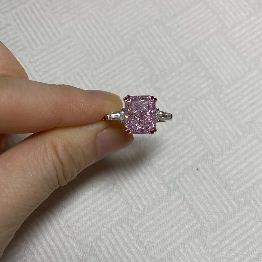 4 Carat Simulated Diamond Ring